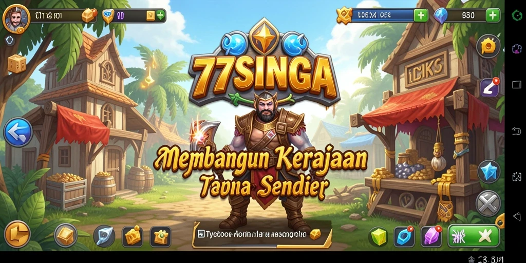 Gameplay seru dan strategi di 77SINGA saat membangun empire bisnis.