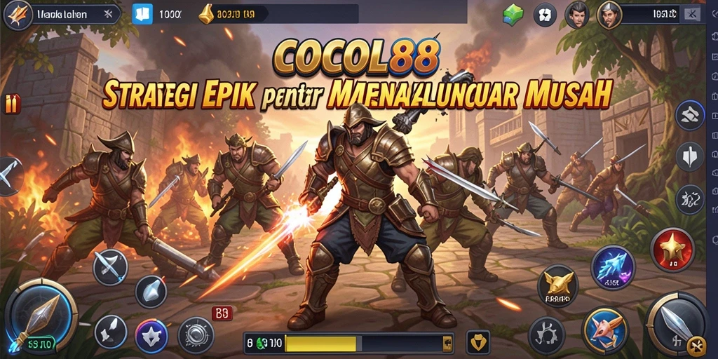 Screenshot gameplay COCOL88 dengan aksi strategi yang mendebarkan.