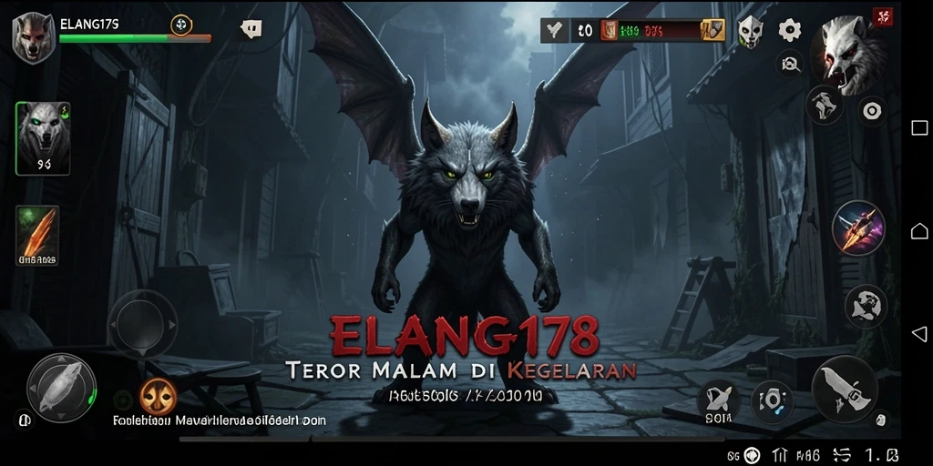 Tangkapan layar ELANG178 menampilkan suasana menegangkan dari gameplay Horror.