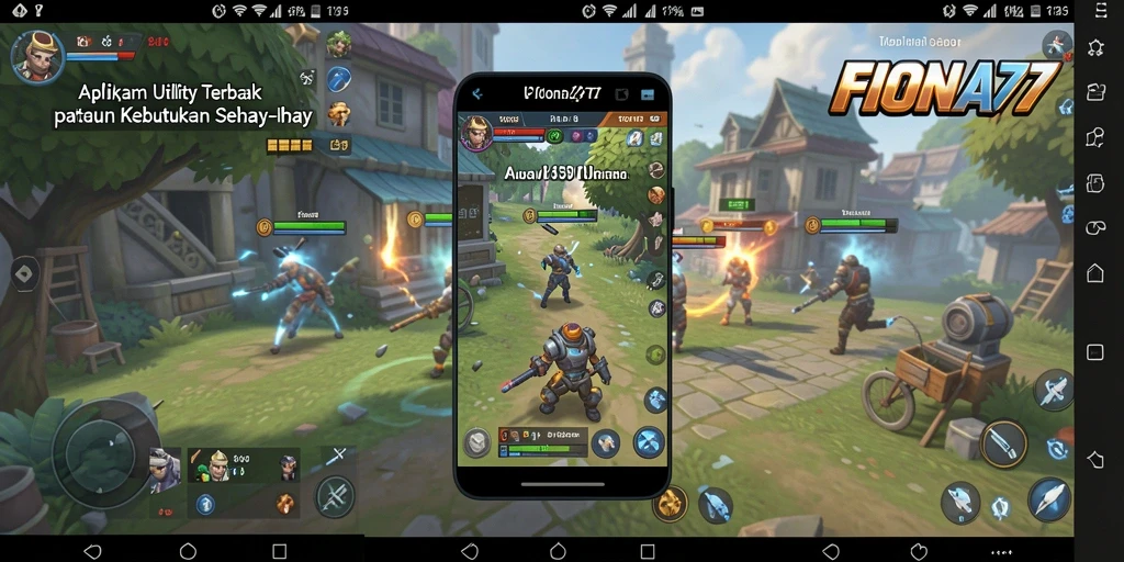 Screenshot aplikasi FIONA77 yang menunjukkan antarmuka pengguna yang intuitif.