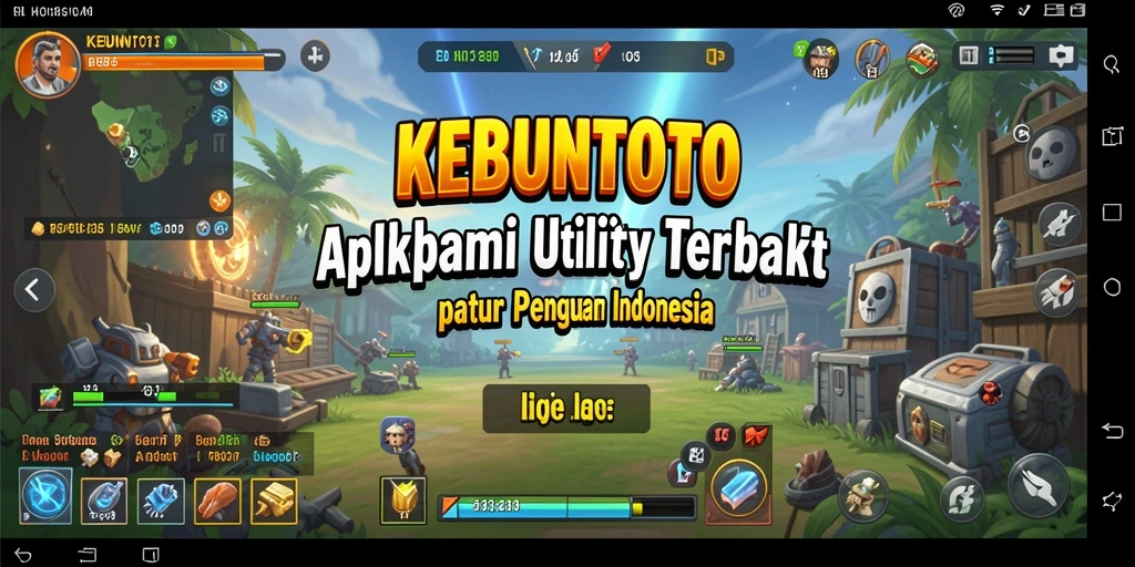 Tampilan antarmuka KEBUNTOTO yang simpel dan mudah digunakan.
