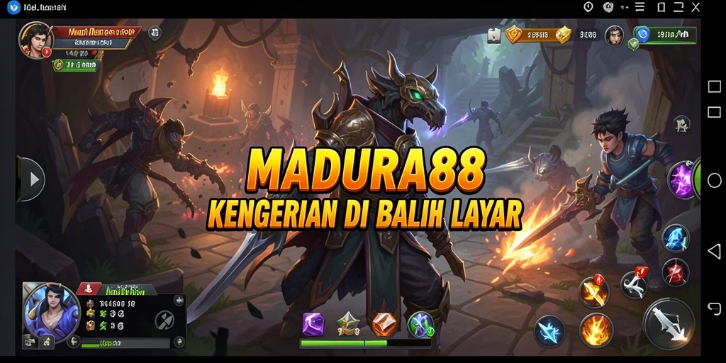 Tampilan gameplay menakutkan di MADURA88.