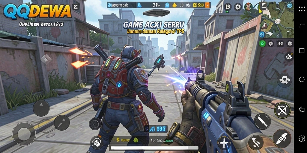 Tampilan gameplay seru di QQDEWA dengan aksi tembak menembak yang intens.